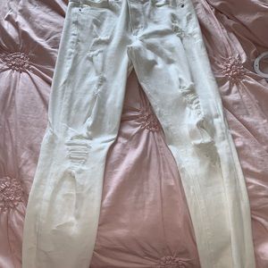 ripped white jeans